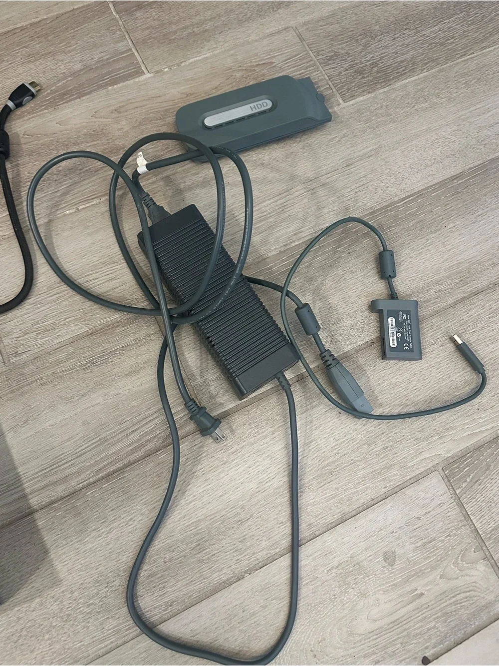 VTG Microsoft Xbox 360 Console w/ Extra Hard Drive & Transfer Cable